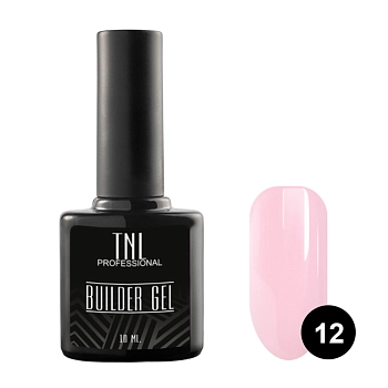 Гель камуфлирующий для моделирования ногтей, 12 бледно-розовый / Builder Gel 10 мл