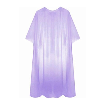 ЧИСТОВЬЕ Пеньюар для парикмахерских работ Стандарт полиэтилен, сиреневый 160*100 см 50 шт, фото 2