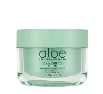 HOLIKA HOLIKA Крем увлажняющий для лица Алоэ Сузинг Эссенс 80% / Aloe Soothing Essence 100 мл, фото 6