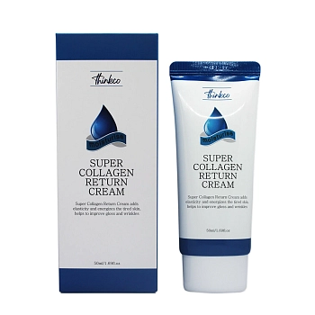THINKCO Крем для лица с коллагеном / Thinkco Super Collagen Return Cream 50 мл, фото 2