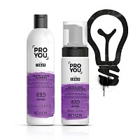 REVLON PROFESSIONAL Шампунь нейтрализующий для светлых, обесцвеченных и седых волос / Toner Neutralizing Shampoo Pro You 350 мл, фото 2