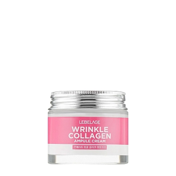 Крем ампульный для лица с коллагеном / Lebelage Ampule Cream Wrinkle Collagen 70 мл