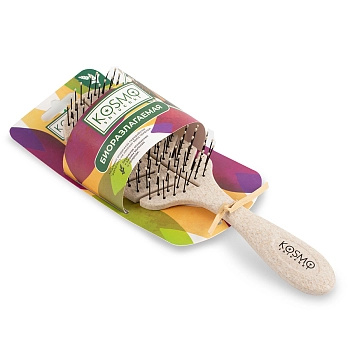 KOSMO SHTUCHKI Расчёска лепестковая 5439-M2, бежевая / KOSMO SHTUCHKI, фото 2