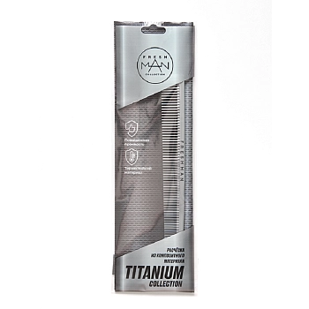 FRESHMAN Расческа, Т121 / Collection Titanium, фото 3