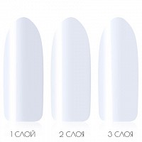 UNO Гель-лак для ногтей белый 001 / Uno White 8 мл, фото 2