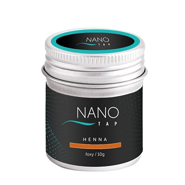 NANO TAP Хна для бровей в баночке, рыжий / NanoTap foxy 10 гр