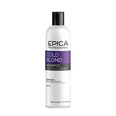 EPICA PROFESSIONAL Шампунь с фиолетовым пигментом / Cold Blond 300 мл, фото 1