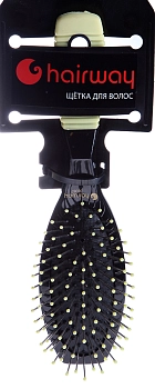 HAIRWAY Щетка Rainbow массажная, на пластмассовой основе, металлические штифты, 9 рядов 8466332, фото 1