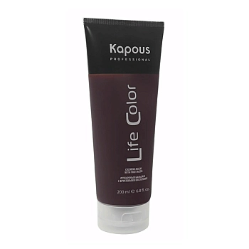 KAPOUS Бальзам оттеночный для волос, гранатовый красный / Life Color 200 мл, фото 3