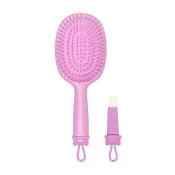 SOLOMEYA Расческа массажная для волос милый мишка, розовая / Cute Bear Massage Hair Brush Pink, фото 2