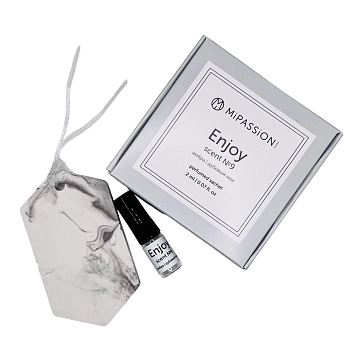 MIPASSIONcorp Саше парфюмированное мраморное из гипса, амбра, дубовый мох / MiPASSiON Enjoy 1 шт, фото 1