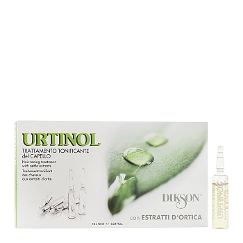 DIKSON Средство тонизирующее с экстрактом крапивы в ампулах / URTINOL 10*10 мл, фото 2