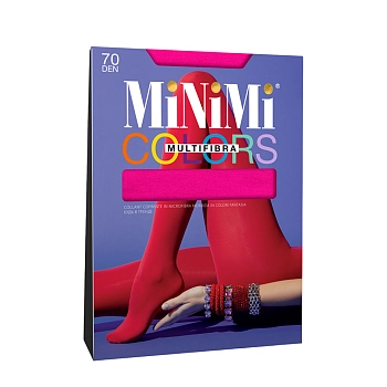 Колготки фуксия Barbie 2 / Mini MULTIFIBRA COLORS 70