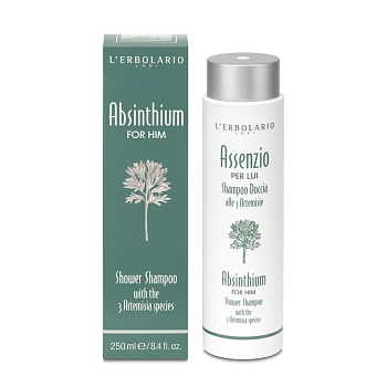LERBOLARIO Шампунь и гель для душа для мужчин / Absinthium for Him Shower Shampoo 250 мл, фото 2