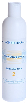 CHRISTINA Тоник балансирующий (шаг 2) / Balancing Toner FLUOROXYGEN+C 300 мл, фото 1