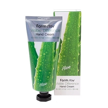 FARMSTAY Крем с экстрактом алоэ для рук 100 гр, фото 2