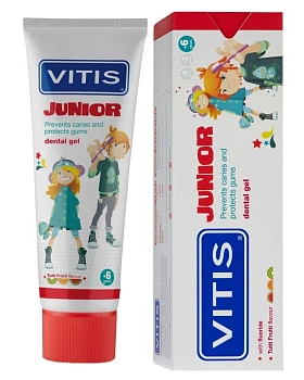 DENTAID Паста-гель зубная детская до 14 лет Junior 75 мл, фото 2