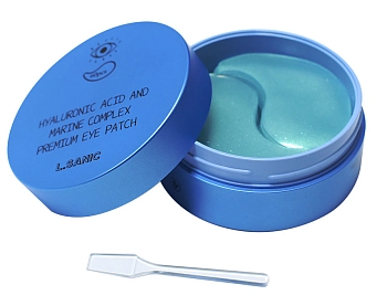 L.SANIC Патчи гидрогелевые с гиалуроновой кислотой и экстрактом водорослей для области вокруг глаз 60 шт, фото 4