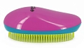 Щетка массажная для легкого расчесывания волос, овальная, цвет розово-сине-желтый
