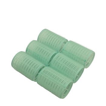 Бигуди-липучки мятные 40мм/60мм 6 шт/уп