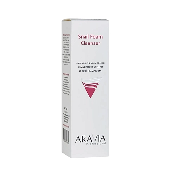 ARAVIA Professional Пенка для умывания с муцином улитки и зелёным чаем / Snail Foam Cleanser 160 мл, фото 5