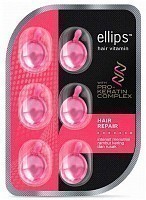 Масло для восстановления, блеска, питания и увлажнения волос, розовые капсулы / Pro Keratin Complex Hair Repair 6 шт (5,49 г), ELLIPS