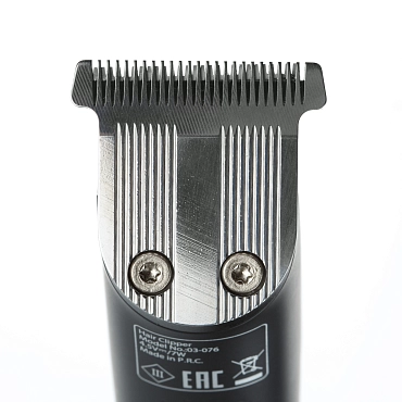 DEWAL PROFESSIONAL Машинка для стрижки окантовочная Complete Mini, аккумуляторно-сетевая, 5000-7000 об/мин, 3 ножа, 0.5 мм, 4 насадки