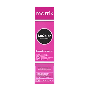 MATRIX 7A краситель перманентный аммиачный, блондин пепельный / SoColor Pre-Bonded 90 мл, фото 3