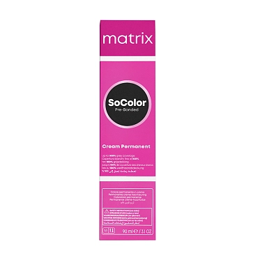 MATRIX 7A краситель перманентный аммиачный, блондин пепельный / SoColor Pre-Bonded 90 мл, фото 3