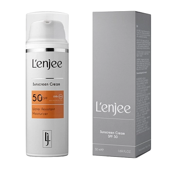 LENJEE Крем солнцезащитный для лица SPF50 / Sunscreen Cream 50 мл, фото 2