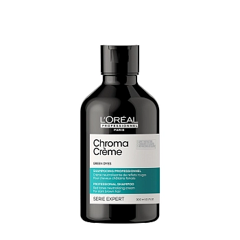 L'OREAL PROFESSIONNEL Крем-шампунь нейтрализующий, зеленый / Serie Expert Chroma Creme 300 мл, фото 1