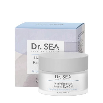 DR. SEA Гель гидробустер для лица и глаз с комплексом Neoglow и гиалуроновой кислотой / Dr.Sea 50 мл, фото 2