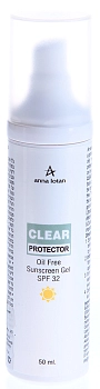 Гель солнцезащитный &quot;Ойл Фри&quot; SPF32 / CLEAR Protector 50мл~