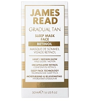 JAMES READ Маска ночная для лица, уход и загар с ретинолом / GRADUAL TAN SLEEP MASK RETINOL 50 мл, фото 3