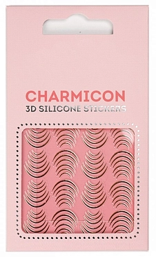 E.MI Декор для ногтей №115 Лунулы золото / Charmicon 3D Silicone Stickers