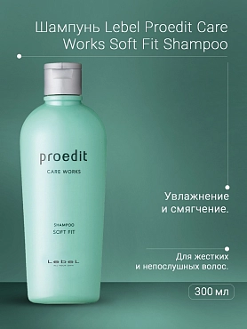 LEBEL Шампунь для волос / PROEDIT SOFT FIT 300 мл