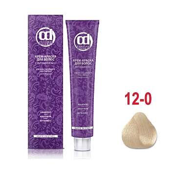 CONSTANT DELIGHT 12/0 краска с витамином С для волос, специальный блондин натуральный 100 мл, фото 2