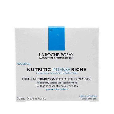 LA ROCHE POSAY Крем питательный для глубокого восстановления кожи лица, в банке / NUTRITIC Intense Riche 50 мл