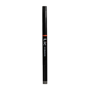 LIC Карандаш механический для бровей с треугольным грифелем 03 /Mechanical eyebrow pencil Graphite 12 гр, фото 1