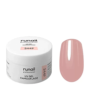 RUNAIL УФ-гель камуфлирующий, чайная роза 15 гр, фото 1