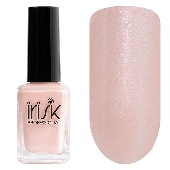 IRISK PROFESSIONAL Укрепитель ногтей с протеином жемчуга, 007 бежево-розовый с шиммером / 8 мл, фото 2