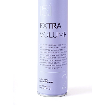 DEW PROFESSIONAL Лак для волос экстра объем 15в1 / Extra Volume 500 мл
