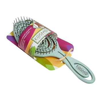 KOSMO SHTUCHKI Расчёска спиральная 5440-M2, зеленая / KOSMO SHTUCHKI, фото 3