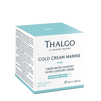 THALGO Крем восстанавливающий для питания и комфорта кожи, сменный блок / COLD CREAM MARINE 50 мл, фото 2