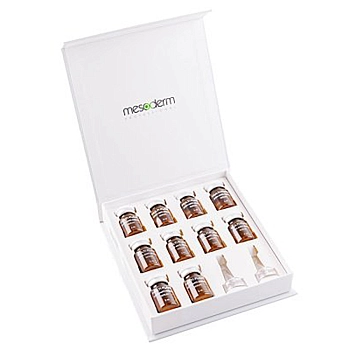 MESODERM Сыворотка антивозрастная для фракционной мезотерапии / Multi Plant Stem Anti Aging Serum 10*3 мл, фото 2