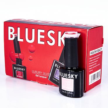 BLUESKY LV018 гель-лак для ногтей / Luxury Silver 10 мл