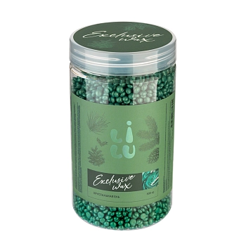 LILU Воск полимерный перламутровый в банке Хрустальная ель / LILU Exclusive Wax 500 гр, фото 1