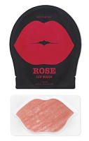Патчи гидрогелевые для губ, роза / Rose Lip Mask Single Pouch 1 патч, KOCOSTAR