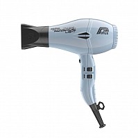 Фен Advance Light Ceramic+Ionic серо-голубой, ионизация, 2 насадки 2200 Вт, PARLUX