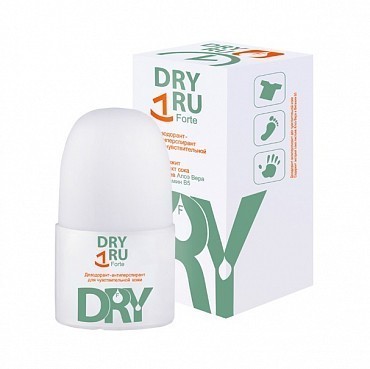 DRY RU Дезодорант-антиперспирант для чувствительной кожи / Forte 50 мл